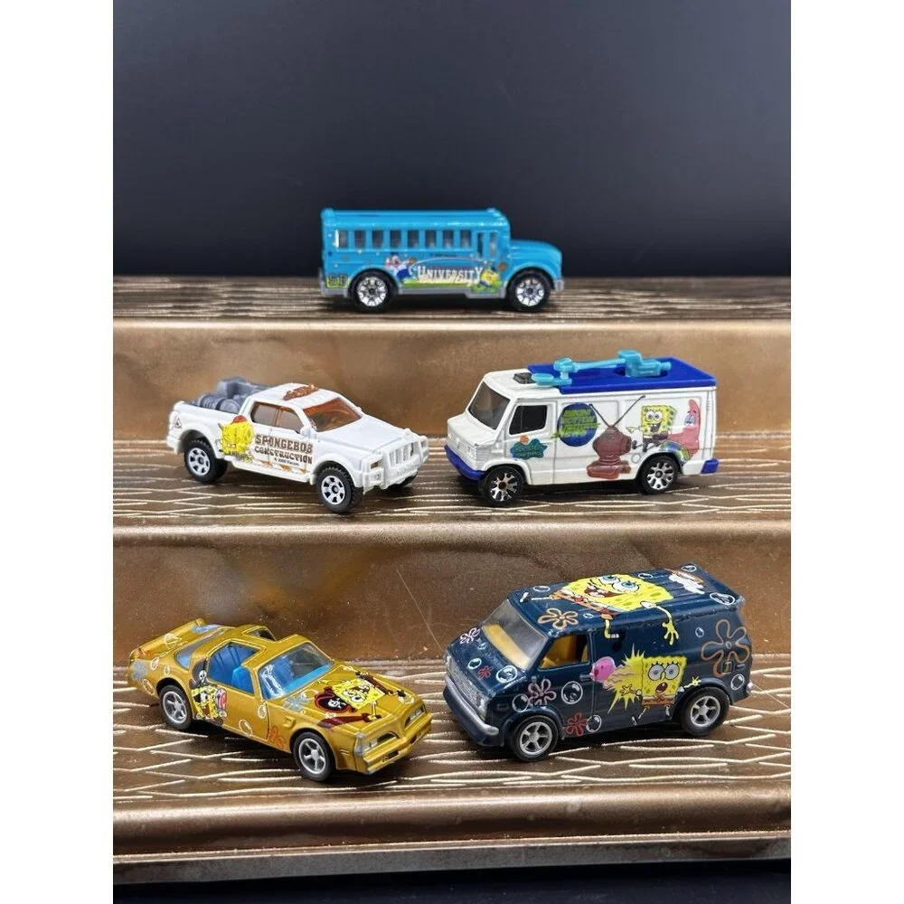 Racing‎ Champions SpongeBob SquarePants Nickelodeon Matchbox Lot 4 Diecast Cars